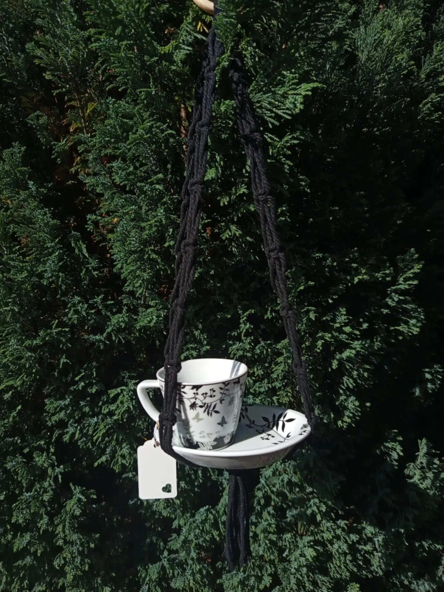 une mangeoire Modèle troglodyte mignon dans un arbre